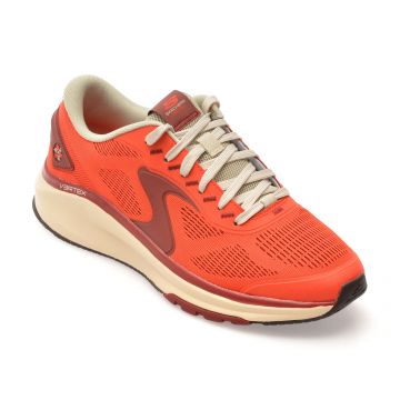 Pantofi sport SKECHERS portocalii, VERTEX, din material textil Pantofi sport SKECHERS portocalii, VERTEX, din material textil