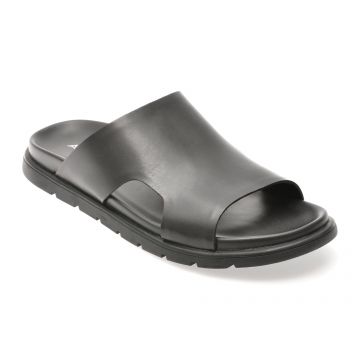 Papuci ALDO negri, SOAR 001, din piele naturala