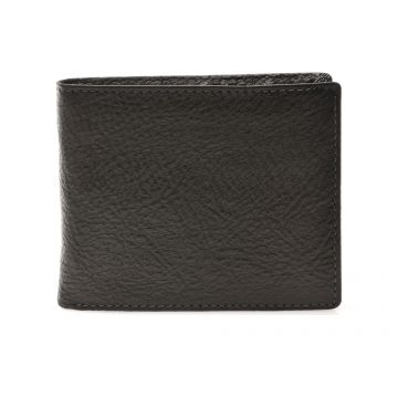 Portofel negru, GS8009, din piele naturala