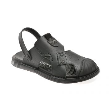 Sandale GRYXX negre, T6388, din piele naturala Sandale GRYXX negre, T6388, din piele naturala