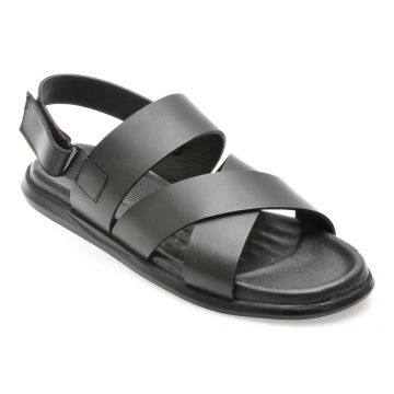 Sandale OTTER negre, AL400, din piele naturala Sandale OTTER negre, AL400, din piele naturala