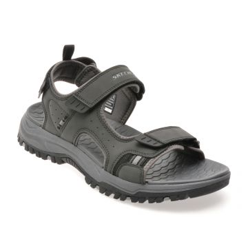 Sandale SKECHERS negre, PREWITT, din piele ecologica Sandale SKECHERS negre, PREWITT, din piele ecologica