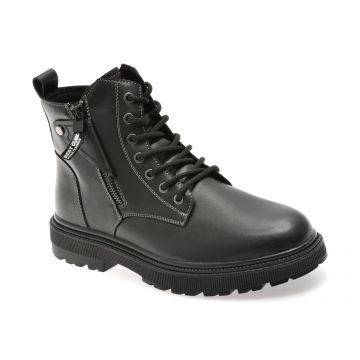 Bocanci BITE THE BULLET negre, 82737, din piele naturala Bocanci BITE THE BULLET negre, 82737, din piele naturala