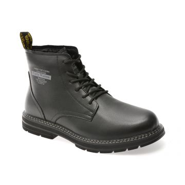 Bocanci BITE THE BULLET negre, 82739, din piele naturala Bocanci BITE THE BULLET negre, 82739, din piele naturala