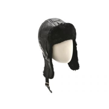 Caciula KLOP neagra, 041K, din piele naturala Caciula KLOP neagra, 041K, din piele naturala