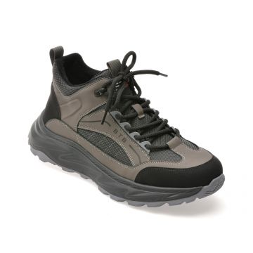 Ghete BITE THE BULLET gri, 58192, din piele naturala Ghete BITE THE BULLET gri, 58192, din piele naturala