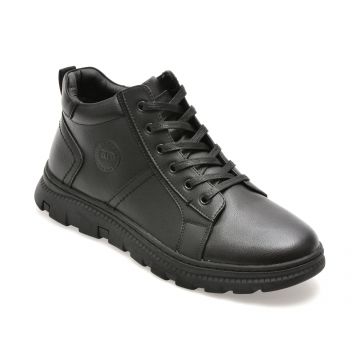 Ghete BITE THE BULLET negre, K164, din piele naturala Ghete BITE THE BULLET negre, K164, din piele naturala