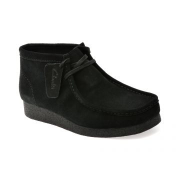 Ghete CLARKS negre, WALLABEE EVO BT, din piele intoarsa Ghete CLARKS negre, WALLABEE EVO BT, din piele intoarsa