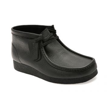 Ghete CLARKS negre, WALLABEE EVO BT, din piele naturala Ghete CLARKS negre, WALLABEE EVO BT, din piele naturala