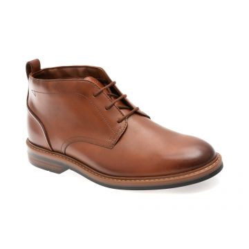 Ghete elegante CLARKS maro, ALDWIN CHUKKA, din piele naturala Ghete elegante CLARKS maro, ALDWIN CHUKKA, din piele naturala