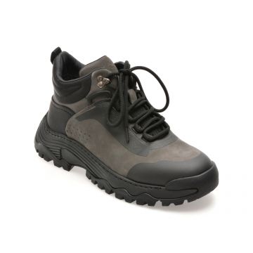 Ghete EPICA gri, LN60, din piele naturala Ghete EPICA gri, LN60, din piele naturala