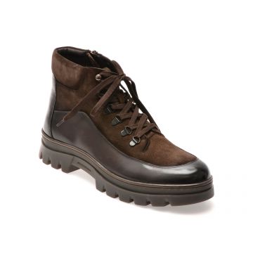 Ghete EPICA maro, B104, din piele naturala Ghete EPICA maro, B104, din piele naturala