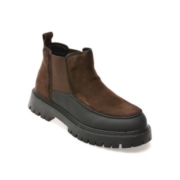 Ghete EPICA maro, LN58, din piele naturala Ghete EPICA maro, LN58, din piele naturala