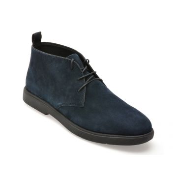Ghete GEOX bleumarin, U56LAD, din piele intoarsa Ghete GEOX bleumarin, U56LAD, din piele intoarsa