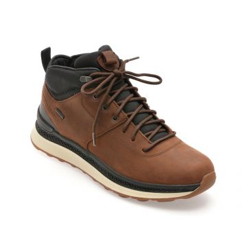 Ghete GEOX maro, U56HMC, din piele naturala Ghete GEOX maro, U56HMC, din piele naturala