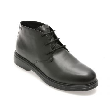 Ghete GEOX negre, U16DCB, din piele naturala Ghete GEOX negre, U16DCB, din piele naturala