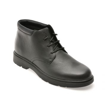 Ghete GEOX negre, U36D1B, din piele naturala Ghete GEOX negre, U36D1B, din piele naturala