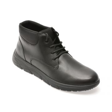 Ghete GEOX negre, U36E1B, din piele naturala Ghete GEOX negre, U36E1B, din piele naturala