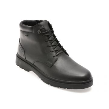 Ghete GEOX negre, U56HNA, din piele naturala Ghete GEOX negre, U56HNA, din piele naturala