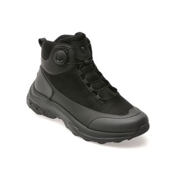 Ghete OTTER negre, 22053, din piele ecologica Ghete OTTER negre, 22053, din piele ecologica