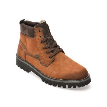 Ghete RIEKER maro, 30440, din piele ecologica Ghete RIEKER maro, 30440, din piele ecologica