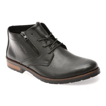 Ghete RIEKER negre, 14609, din piele naturala Ghete RIEKER negre, 14609, din piele naturala