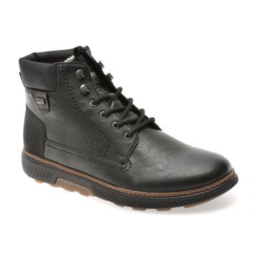 Ghete RIEKER negre, B3342, din piele ecologica Ghete RIEKER negre, B3342, din piele ecologica