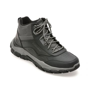 Ghete SKECHERS negre, SANTORO, din piele naturala Ghete SKECHERS negre, SANTORO, din piele naturala