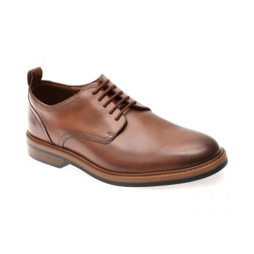 Pantofi eleganti CLARKS maro, ALDWIN LACE, din piele naturala
