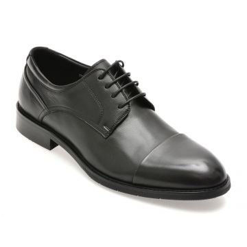 Pantofi eleganti EPICA negri, J7360, din piele naturala