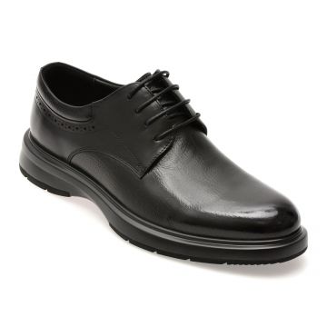 Pantofi eleganti EPICA negri, TMA21B, din piele naturala