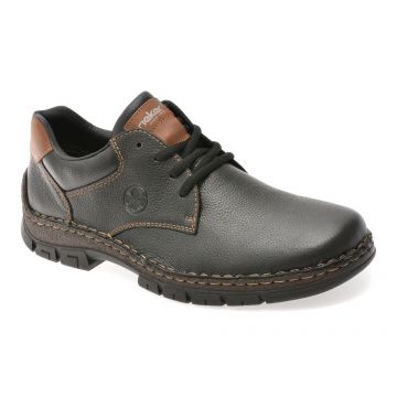 Pantofi RIEKER negri, 12213, din piele naturala Pantofi RIEKER negri, 12213, din piele naturala