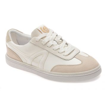 Pantofi sport ALDO albi, CLUBTRAINER 100, din piele ecologica Pantofi sport ALDO albi, CLUBTRAINER 100, din piele ecologica