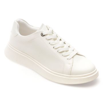 Pantofi sport ALDO albi, MAGNUS 101, din piele ecologica Pantofi sport ALDO albi, MAGNUS 101, din piele ecologica