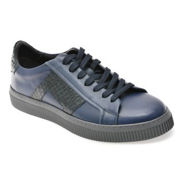Pantofi sport BITE THE BULLET bleumarin, 3122, din piele naturala