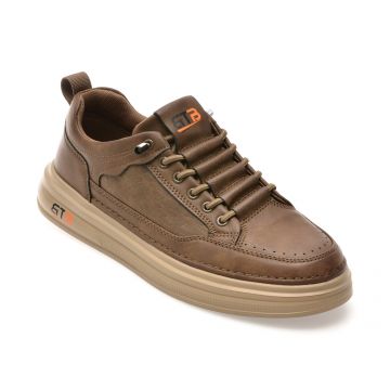 Pantofi sport BITE THE BULLET maro, JR006, din piele naturala Pantofi sport BITE THE BULLET maro, JR006, din piele naturala