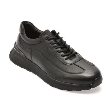 Pantofi sport EPICA negri, 312A, din piele naturala Pantofi sport EPICA negri, 312A, din piele naturala