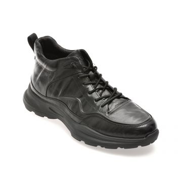 Pantofi sport EPICA negri, 58215, din piele naturala Pantofi sport EPICA negri, 58215, din piele naturala