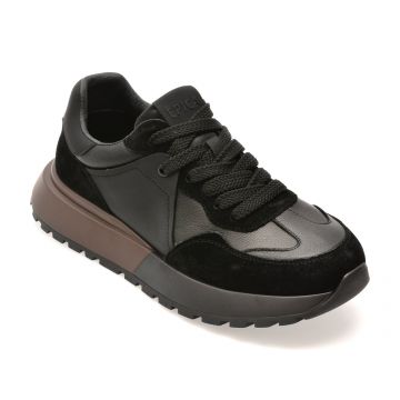 Pantofi sport EPICA negri, LN41, din piele naturala Pantofi sport EPICA negri, LN41, din piele naturala