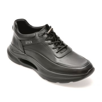 Pantofi sport EPICA negri, OB723, din piele naturala Pantofi sport EPICA negri, OB723, din piele naturala