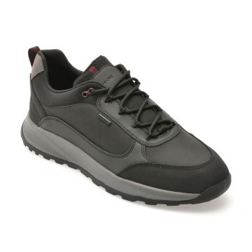 Pantofi sport GEOX negri, U55EZA, din piele ecologica