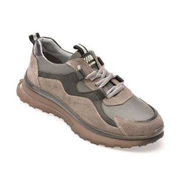 Pantofi sport GRYXX gri, ED003, din piele naturala