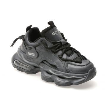 Pantofi sport GRYXX gri, F7801, din material textil si piele naturala