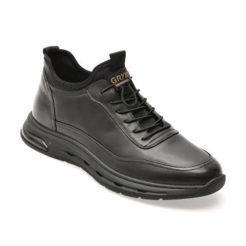 Pantofi sport GRYXX negri, 58617, din piele naturala