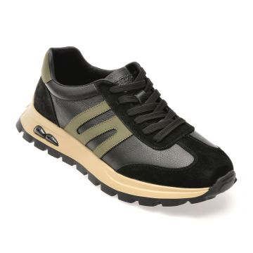 Pantofi sport GRYXX negri, 61919, din piele naturala