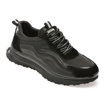Pantofi sport GRYXX negri, ED002, din piele naturala