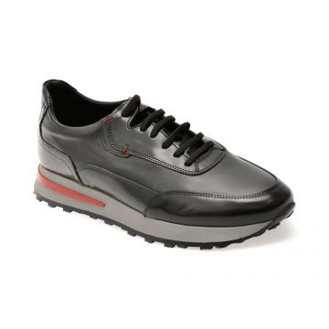 Pantofi sport OTTER negri, 231181, din piele naturala Pantofi sport OTTER negri, 231181, din piele naturala