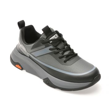 Pantofi sport OTTER negri, 93516, din material textil Pantofi sport OTTER negri, 93516, din material textil