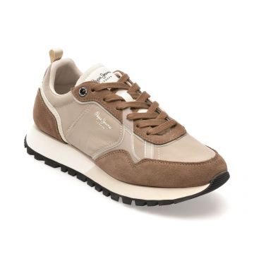 Pantofi sport PEPE JEANS gri, MS40001, din material textil