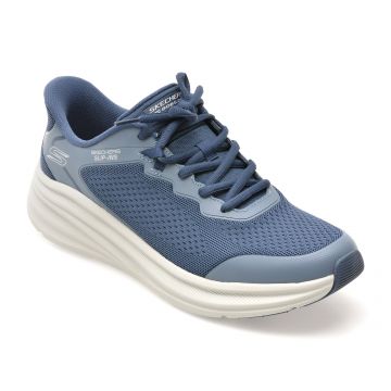 Pantofi sport SKECHERS bleumarin, BOBS SKILLZ, din material textil Pantofi sport SKECHERS bleumarin, BOBS SKILLZ, din material textil
